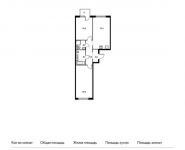 2-комнатная квартира площадью 68.6 кв.м, жилой комплекс Лефортово Парк, к9 | цена 12 752 740 руб. | www.metrprice.ru