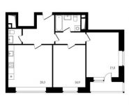 2-комнатная квартира площадью 71 кв.м, улица Юннатов, 4к1 | цена 14 824 800 руб. | www.metrprice.ru