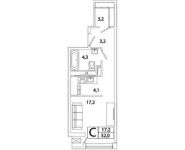 1-комнатная квартира площадью 32 кв.м, Рязанский пр-кт, 2 | цена 5 173 408 руб. | www.metrprice.ru