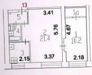 2-комнатная квартира площадью 44 кв.м, Бескудниковский бул., 20К3 | цена 7 000 000 руб. | www.metrprice.ru