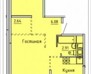 2-комнатная квартира площадью 49.4 кв.м, деревня Лопатино, 20 | цена 3 546 360 руб. | www.metrprice.ru