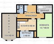 2-комнатная квартира площадью 60 кв.м, Маяковского ул., 18Б | цена 6 050 000 руб. | www.metrprice.ru