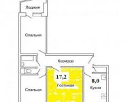 3-комнатная квартира площадью 62 кв.м, Шокальского пр., 36К2 | цена 2 500 000 руб. | www.metrprice.ru