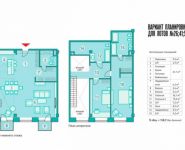 3-комнатная квартира площадью 160 кв.м в Апартаменты "Рассвет Loft*Studio", Столярный пер., 3к34 | цена 49 194 762 руб. | www.metrprice.ru