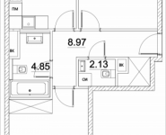 2-комнатная квартира площадью 67.16 кв.м, Лазоревый пр., 3, корп.5 | цена 14 026 231 руб. | www.metrprice.ru