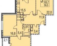 3-комнатная квартира площадью 112 кв.м, Мосфильмовская ул., 88К4 | цена 32 500 000 руб. | www.metrprice.ru