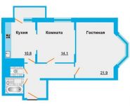 2-комнатная квартира площадью 61.2 кв.м, Речной пр. | цена 4 375 800 руб. | www.metrprice.ru