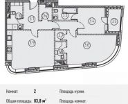 2-комнатная квартира площадью 83.8 кв.м, Ленинградский просп., 31 | цена 20 086 860 руб. | www.metrprice.ru