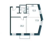 2-комнатная квартира площадью 63.5 кв.м в ЖК "AFI Residence. Павелецкая", Старокрымская улица, 13с1 | цена 15 765 740 руб. | www.metrprice.ru