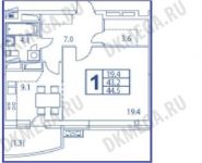 1-комнатная квартира площадью 45 кв.м, Спасская ул. | цена 5 750 000 руб. | www.metrprice.ru