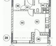 1-комнатная квартира площадью 33.4 кв.м, Ходынская улица, 2с9 | цена 6 322 982 руб. | www.metrprice.ru