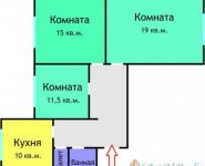 3-комнатная квартира площадью 75 кв.м, Новомарьинская ул., 17 | цена 10 200 000 руб. | www.metrprice.ru