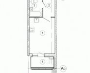 1-комнатная квартира площадью 24 кв.м, Космонавтов б-р, 3 | цена 2 413 143 руб. | www.metrprice.ru