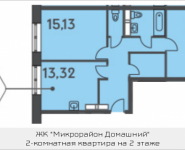 2-комнатная квартира площадью 68.05 кв.м, ул. Донецкая, 30, корп.2 | цена 8 054 807 руб. | www.metrprice.ru