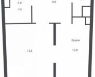 1-комнатная квартира площадью 54 кв.м, Херсонская ул., 43 | цена 13 650 000 руб. | www.metrprice.ru