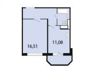 1-комнатная квартира площадью 41.1 кв.м, Заречная улица, 23 | цена 3 717 740 руб. | www.metrprice.ru