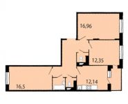 3-комнатная квартира площадью 77.5 кв.м, улица Гоголя, 3 | цена 6 232 665 руб. | www.metrprice.ru