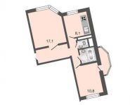 2-комнатная квартира площадью 49.8 кв.м, Рождественская ул, д. 29 | цена 4 763 000 руб. | www.metrprice.ru