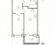 1-комнатная квартира площадью 34.3 кв.м, улица Чкалова, 10/6 | цена 2 740 644 руб. | www.metrprice.ru