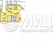 2-комнатная квартира площадью 62 кв.м, улица Сосенский Стан, 11 | цена 7 100 000 руб. | www.metrprice.ru