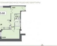 2-комнатная квартира площадью 77.5 кв.м, Краснобогатырская ул., 22С2 | цена 13 301 000 руб. | www.metrprice.ru