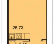 1-комнатная квартира площадью 31 кв.м, Ходынский бульвар, 2с1 | цена 5 980 260 руб. | www.metrprice.ru