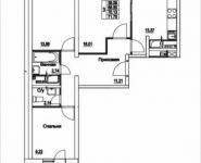 3-комнатная квартира площадью 71 кв.м, Муравская 2-я ул., 7 | цена 7 505 324 руб. | www.metrprice.ru