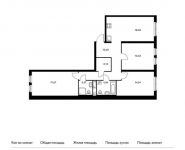 3-комнатная квартира площадью 88.85 кв.м, Измайловский проезд, вл11 | цена 14 544 745 руб. | www.metrprice.ru