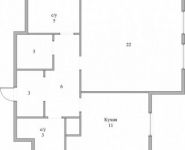 1-комнатная квартира площадью 54 кв.м, Первомайская улица, 37к2 | цена 15 366 000 руб. | www.metrprice.ru