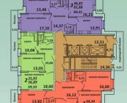 3-комнатная квартира площадью 84.41 кв.м, Садовая, 3, корп.1А | цена 4 817 478 руб. | www.metrprice.ru