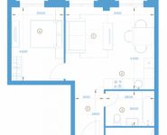 1-комнатная квартира площадью 45.5 кв.м, Кожевнический пр., 4 | цена 15 993 401 руб. | www.metrprice.ru