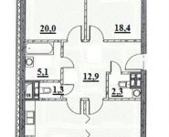 3-комнатная квартира площадью 92.8 кв.м, пр-кт Будённого, д. 51к4 | цена 17 603 389 руб. | www.metrprice.ru