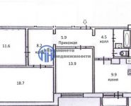 3-комнатная квартира площадью 77 кв.м, Кирова (116 кв-л) ул., К12 | цена 7 900 050 руб. | www.metrprice.ru