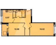 2-комнатная квартира площадью 49 кв.м, Кирова ул. | цена 2 748 300 руб. | www.metrprice.ru