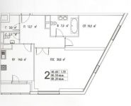 2-комнатная квартира площадью 88.2 кв.м, Загорьевская улица, 25 | цена 24 852 643 руб. | www.metrprice.ru
