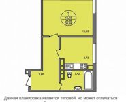 1-комнатная квартира площадью 37.31 кв.м, Садовая ул, 37 | цена 3 181 944 руб. | www.metrprice.ru