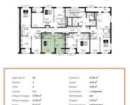 1-комнатная квартира площадью 37.9 кв.м,  | цена 4 443 017 руб. | www.metrprice.ru