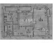 2-комнатная квартира площадью 56.5 кв.м, Нижегородская ул., 17 | цена 15 950 000 руб. | www.metrprice.ru