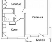 1-комнатная квартира площадью 38 кв.м, Олимпийский проспект, 20 | цена 12 000 000 руб. | www.metrprice.ru
