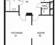 1-комнатная квартира площадью 63 кв.м, Трубецкая ул., 12 | цена 43 600 000 руб. | www.metrprice.ru