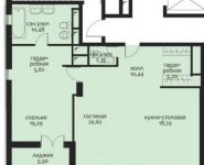 2-комнатная квартира площадью 95 кв.м, Усачева ул. | цена 56 328 466 руб. | www.metrprice.ru