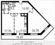 2-комнатная квартира площадью 82.2 кв.м, 1-й Нагатинский пр-д, корп.206 | цена 18 112 918 руб. | www.metrprice.ru