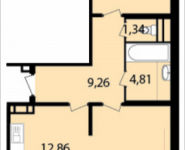 2-комнатная квартира площадью 71.3 кв.м, Широкая улица, 17 | цена 4 868 364 руб. | www.metrprice.ru