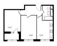 2-комнатная квартира площадью 52.6 кв.м, Берзарина ул., 28 | цена 9 364 580 руб. | www.metrprice.ru