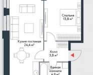 2-комнатная квартира площадью 47.4 кв.м, улица Речников, 7 | цена 10 687 752 руб. | www.metrprice.ru