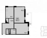 2-комнатная квартира площадью 60.3 кв.м, Радио ул. | цена 6 331 500 руб. | www.metrprice.ru