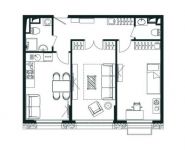 2-комнатная квартира площадью 59.7 кв.м, Россошанская улица, 5к1 | цена 10 751 970 руб. | www.metrprice.ru