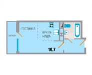 1-комнатная квартира площадью 25.1 кв.м, Рупасовский 2-й пер, 3 | цена 2 008 000 руб. | www.metrprice.ru