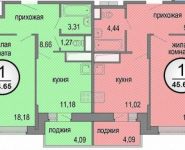 1-комнатная квартира площадью 45 кв.м, Московская ул., 52 | цена 4 150 000 руб. | www.metrprice.ru