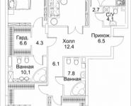 4-комнатная квартира площадью 219 кв.м, Малая Пироговская, 8 | цена 148 390 160 руб. | www.metrprice.ru